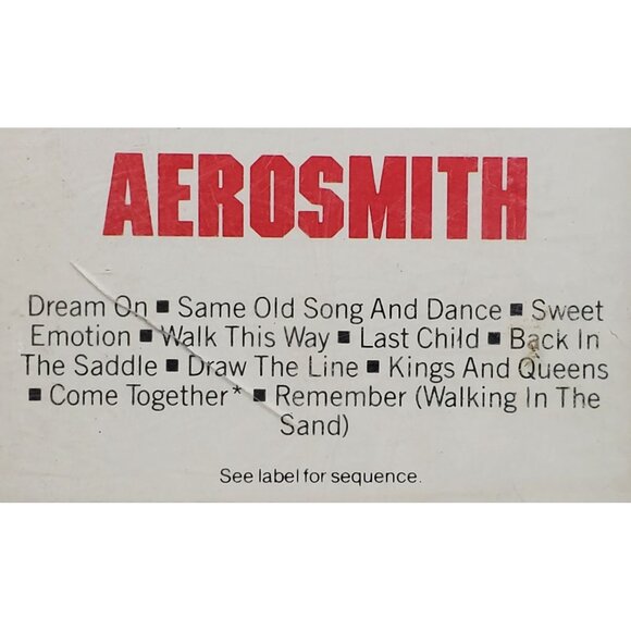 Aerosmith Greatest Hits Cassette Tape 1978 Columbia Records Audio Music Album - Picture 7 of 8